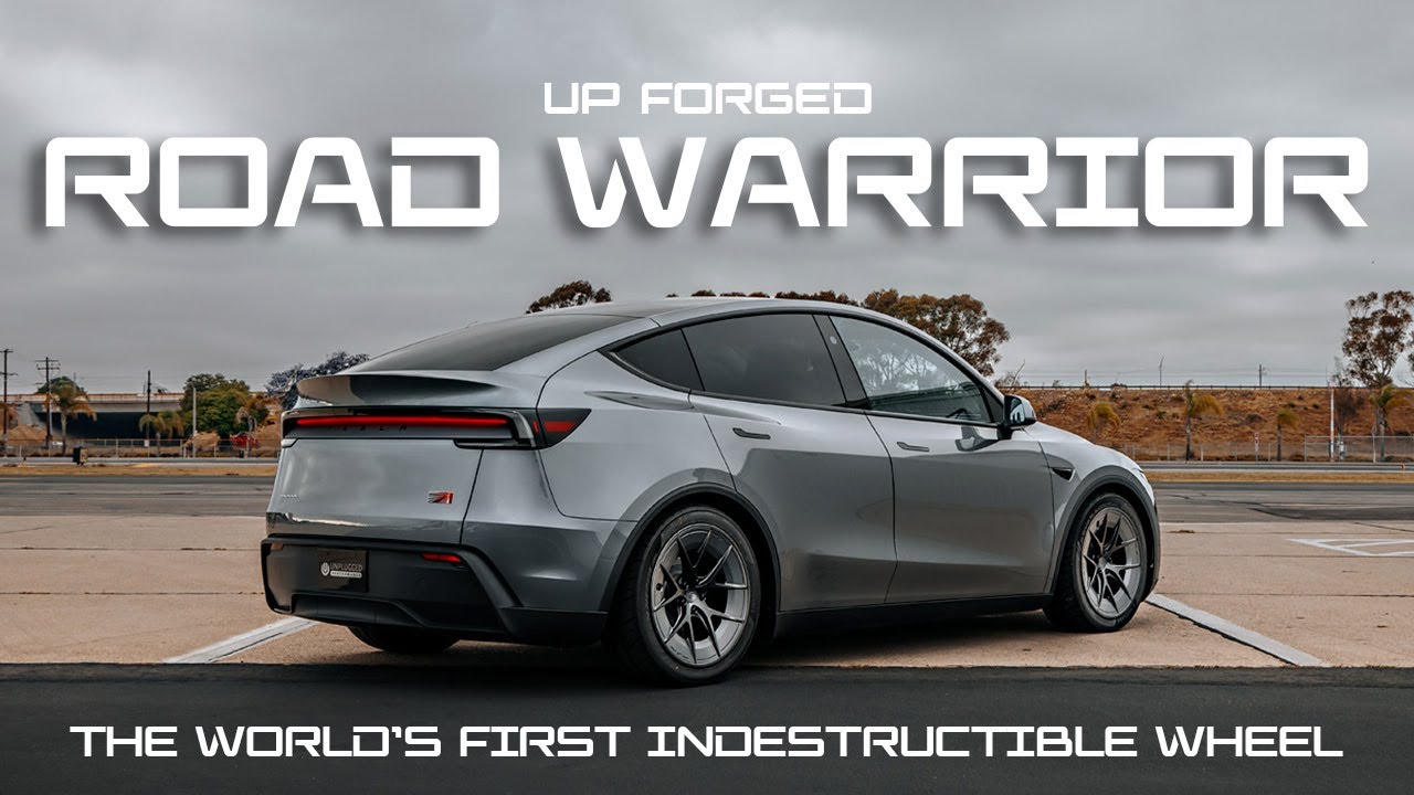 Tesla Model Y Juniper on Indestructible UP Forged Road Warrior Wheels | UP-RW