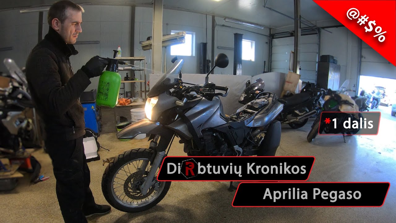 Dirbtuviu Kronikos - Aprilia Pegaso 650 '05-'09 - 1 dalis *gremlinai *jungtys *pelkes *be komentaru