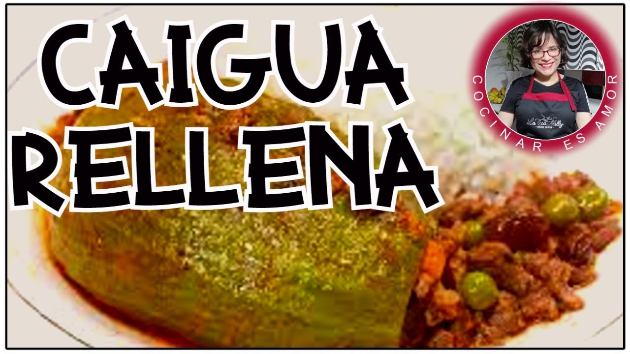 Así preparo la CAIGUA RELLENA / COCINA PERUANA