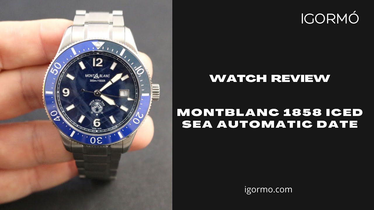 Montblanc 1858 Iced Sea Automatic Date Watch Review | Igor Librero