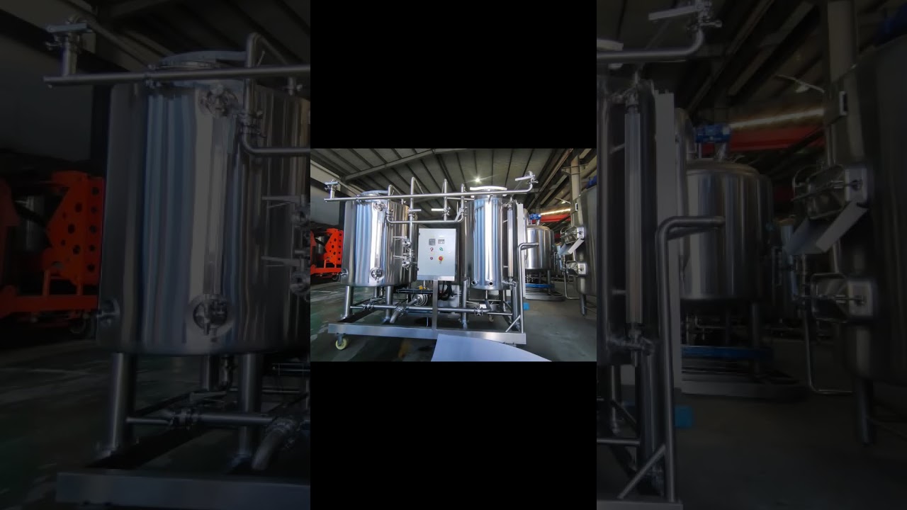400L CIP System and Portable CIP Pump by Tiantai  #breweryequipment