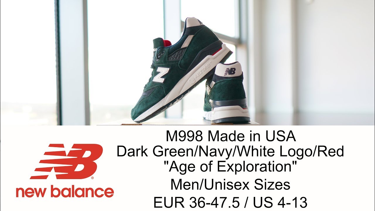 Review + On-feet NB M998 CHI MADE IN USA Dark Green/Navy (audio in Eng, subt&iacute;tulo Castellano)