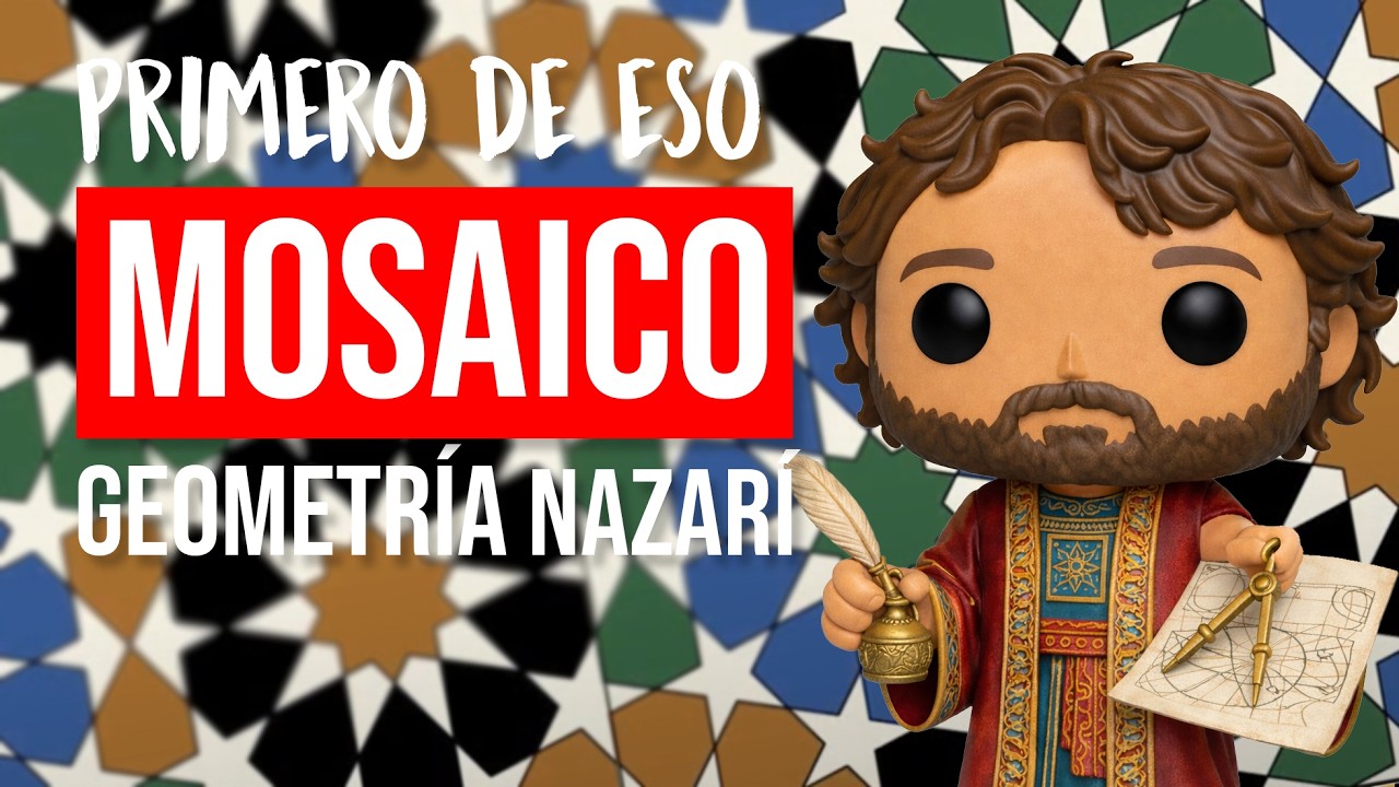 Cómo hacer un mosaico de la Alhambra paso a paso | Geometría nazarí para 1º ESO