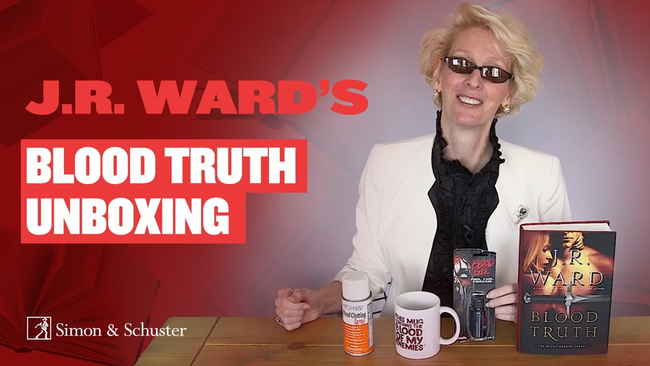 UNBOXING | Romance Author J.R. Ward Sees NEW Book For the First Time