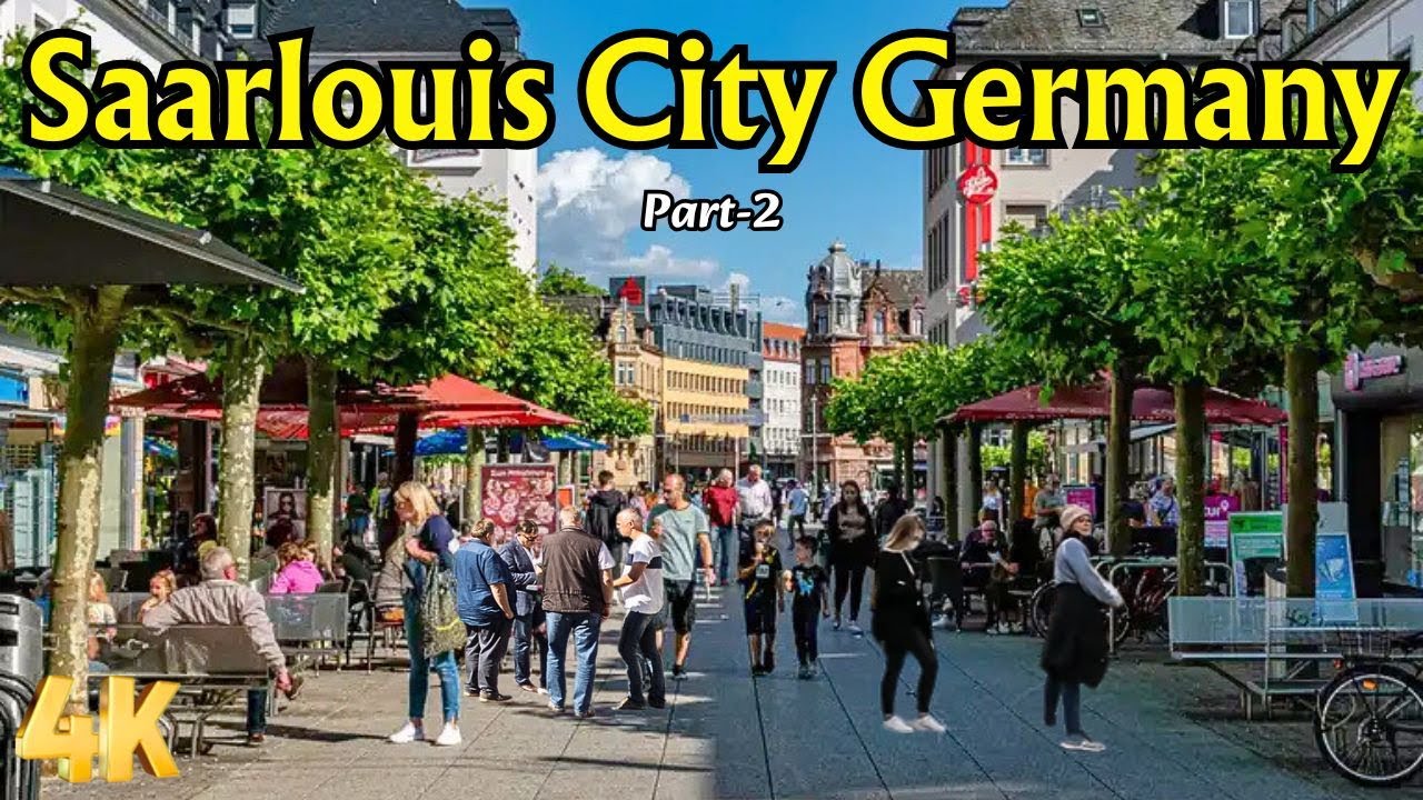 Saarlouis Germany 🇩🇪 | Saarlouis Street Walking Tour Part 2 | The Beauty of Saarlouis City
