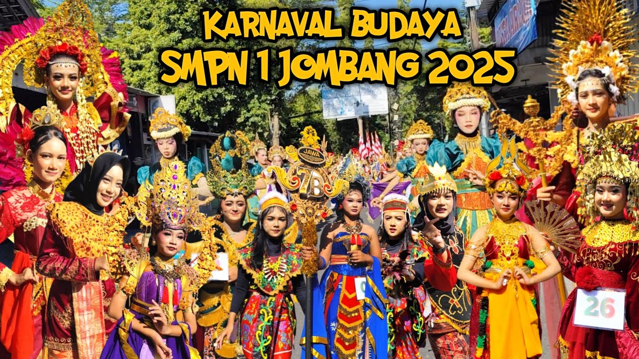 KARNAVAL BUDAYA HARI ULANG TAHUN SMPN 1 JOMBANG 2025 