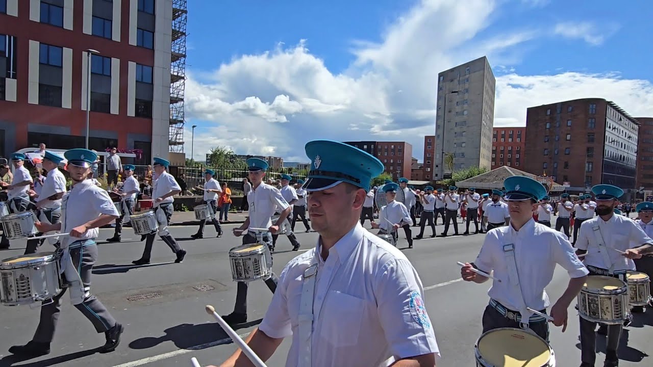 Pride of Lagan Valley Flute Band South Belfast - Glasgow Boyne Celebrations  6thJuly 2024
