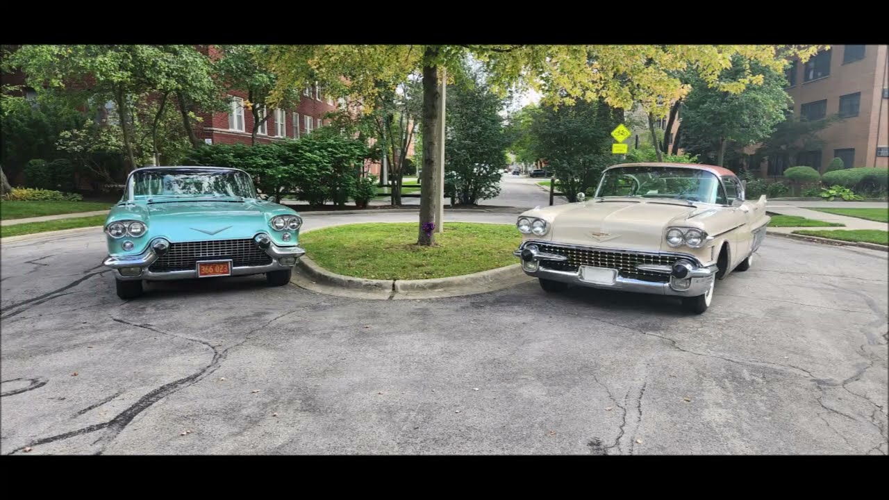1957 Cadillac Eldorado Brougham and 1958 Cadillac Sixty Special Fleetwood tour and features.