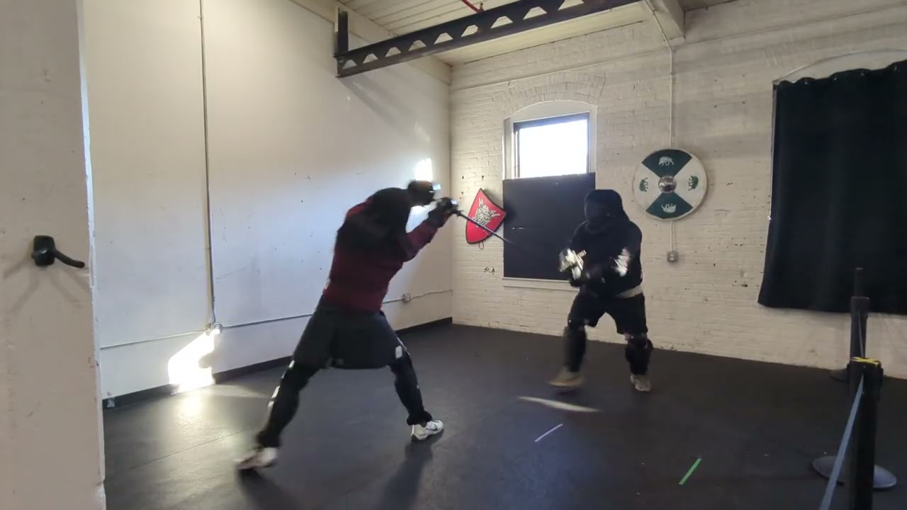 Hayden vs AJ longsword sparring 12/21/25