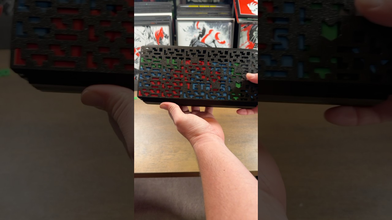 Amazing 3D Tetris game with case! I love it. #3dprinting #tetris #games #gameboxes