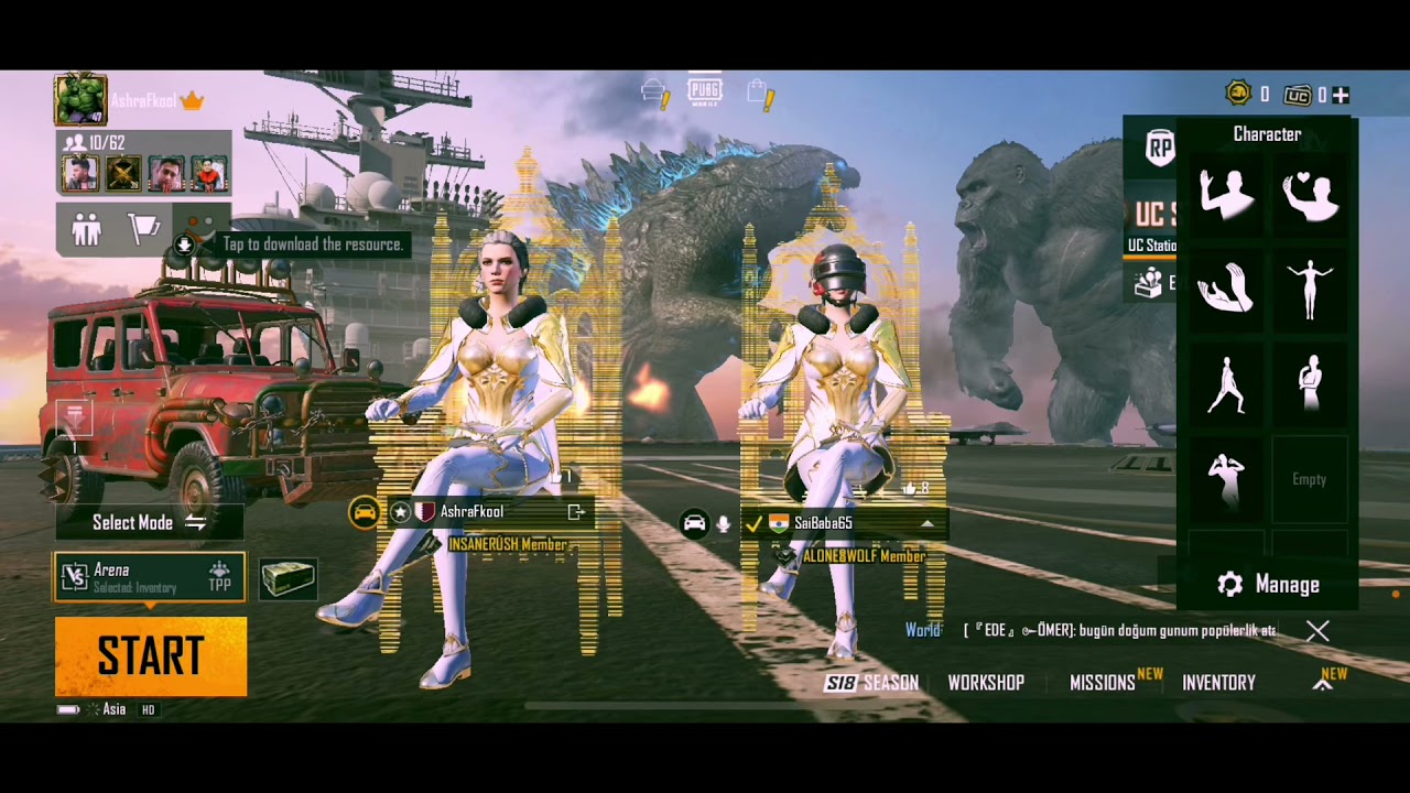 Queen of Riches set #emote