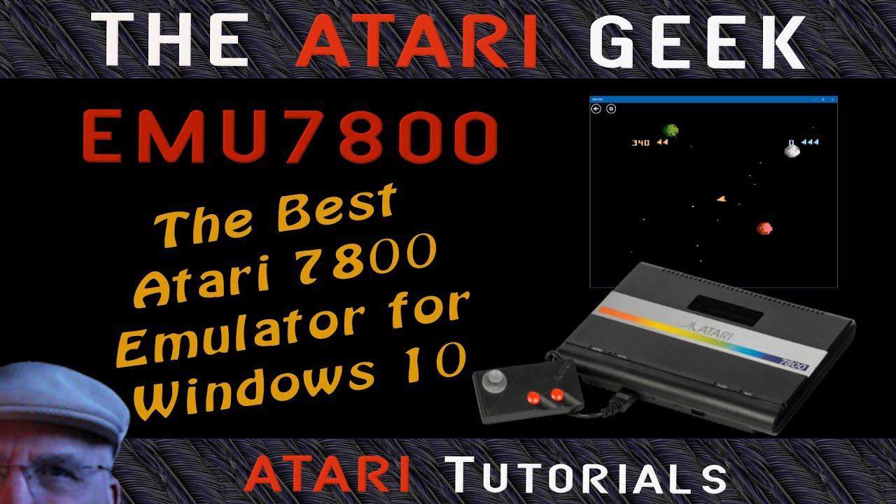 EMU7800 - An Atari 7800 and 2600 Console Emulator for Windows 10 or 11