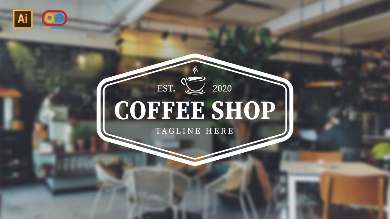 Coffee Shop Logo Design Tutorial | Adobe Illustrator Tutorials
