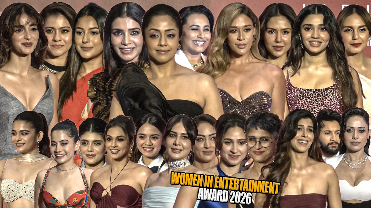 UNCUT - Women In Entertainment Award 2026 | Jyotika, Sonam Bajwa, Ananya, Samantha, Rani Mukherji