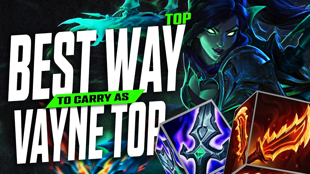 HOW VAYNE TOP CARRIES GRANDMASTER LOBBIES IN SEASON 16  - League of Legends Vayne Commentary