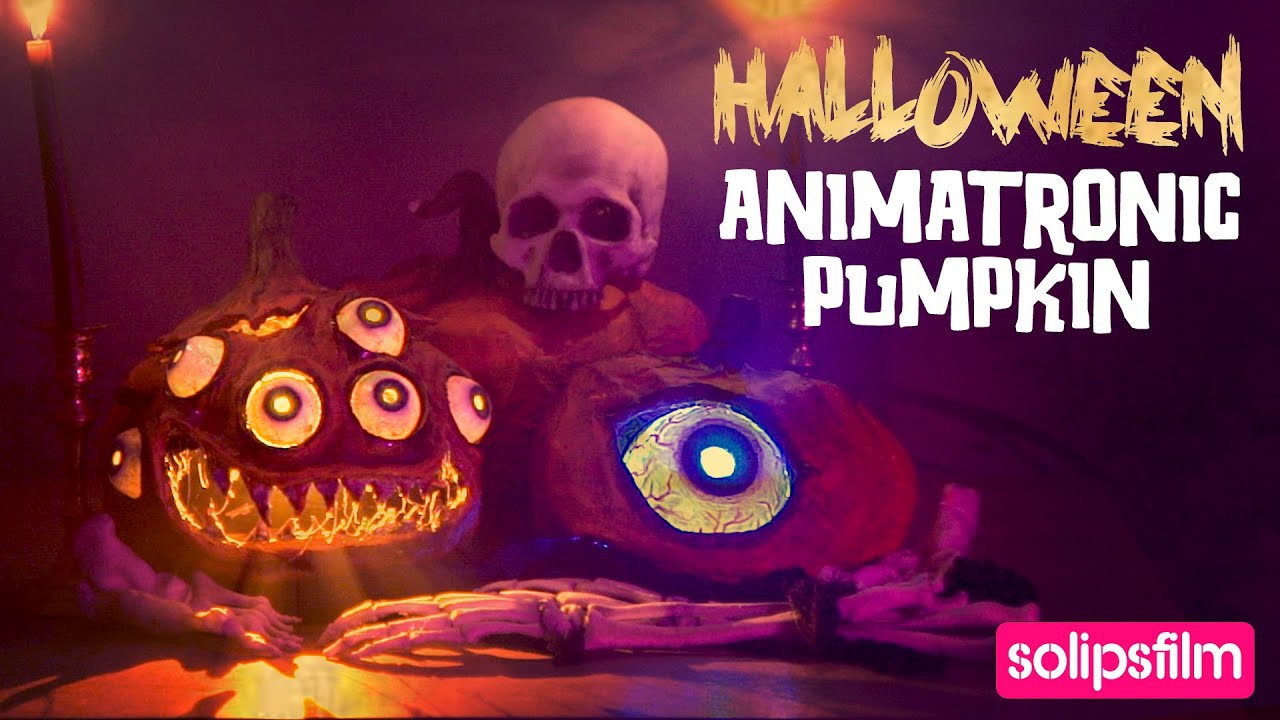 Moving Halloween pumpkin! 👁️👁️👁️multiple eyes👁️👁️👁️