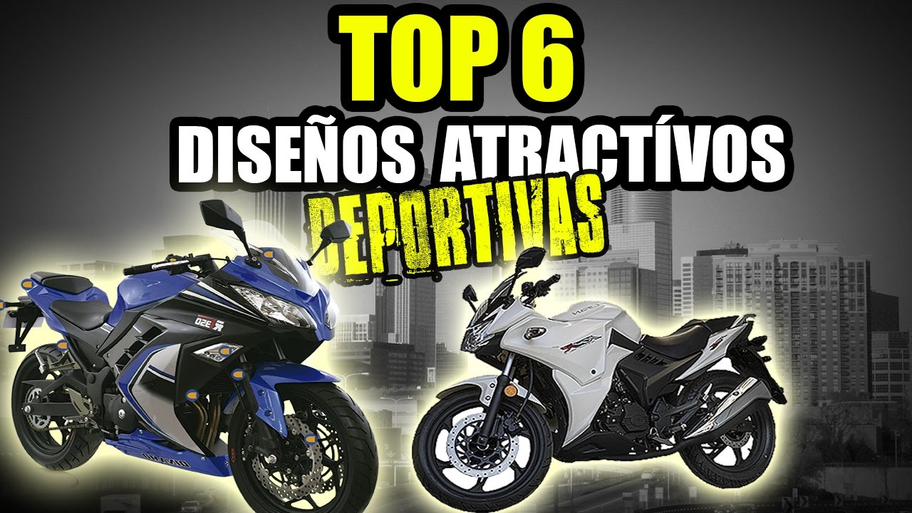 TOP 6: Motos DEPORTIVAS BARATAS! con Los DISEÑOS MÁS ATRACTIVOS!
