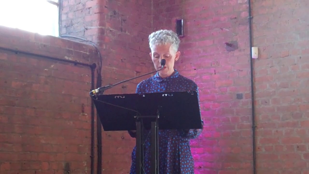 Sally MacDonald, Director of MSI, speaking at The Textiles Gallery reopening