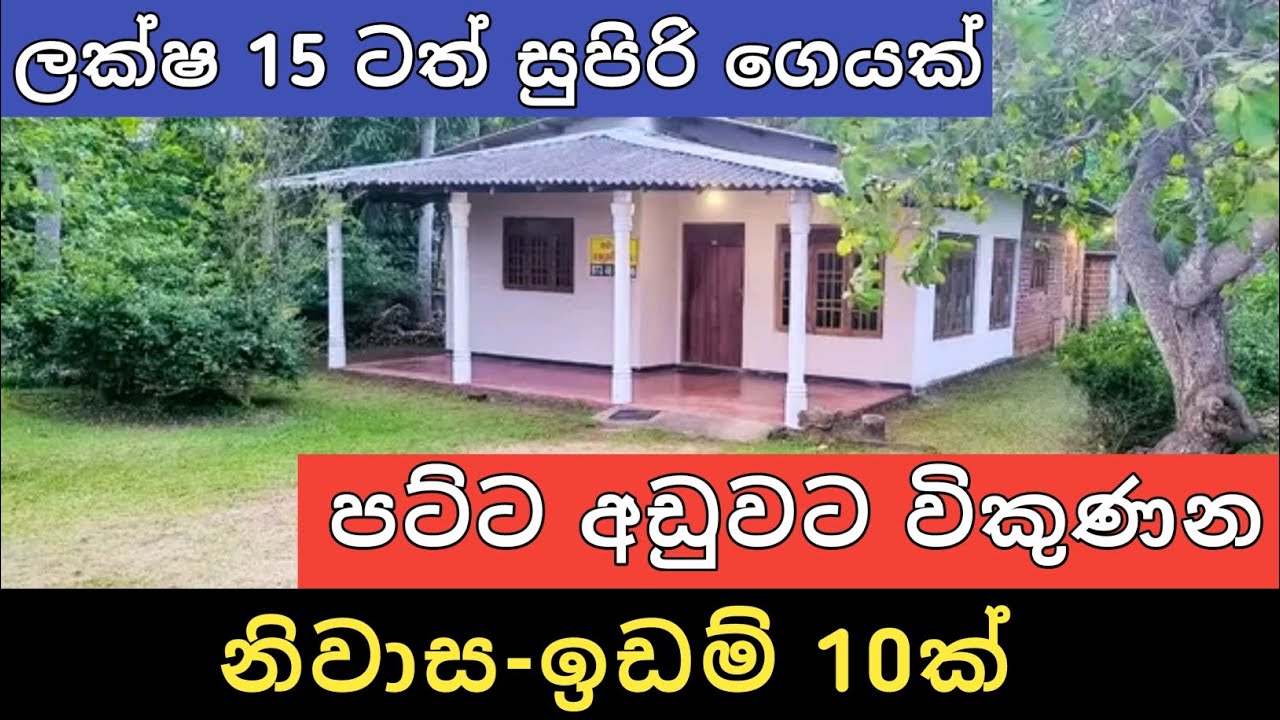 පට්ට අඩුවට ඉඩම් නිවාස 10ක් | Aduwata idam gewal | House for sale | Land sell | Ikman selling