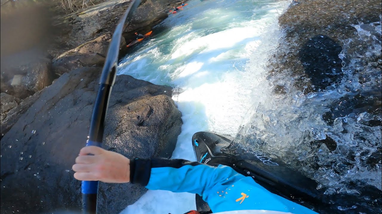 Low water Little River Canyon. Suicide - Chairlift 
