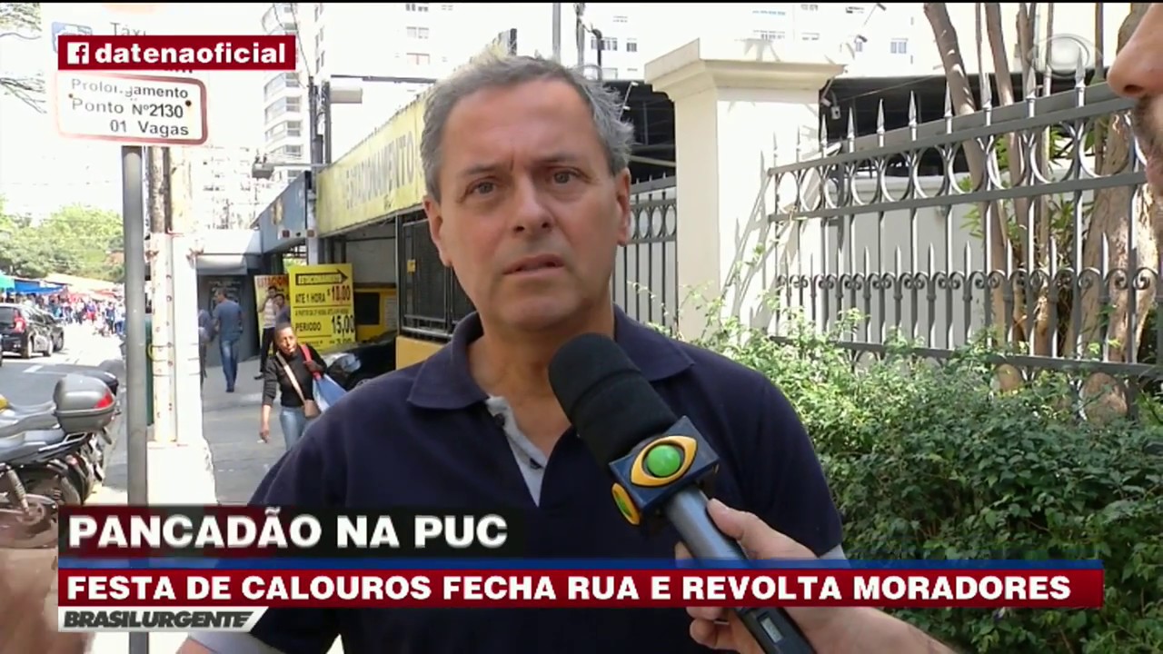 SP: Festa de calouros da PUC revolta moradores de Perdizes