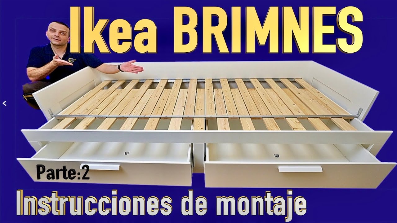 Ikea BRIMNES Estructura de diván con 2 cajones Instrucciones de montaje Parte:2