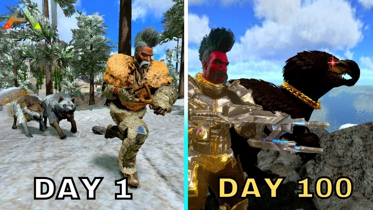 SURVIVING 100 DAYS ARK MOBILE HARDCORE - EPISODE 2 (DAY 10 TO 20)