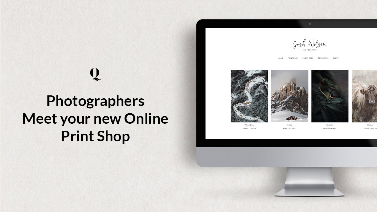 Photographers, meet your new Online Print Shop