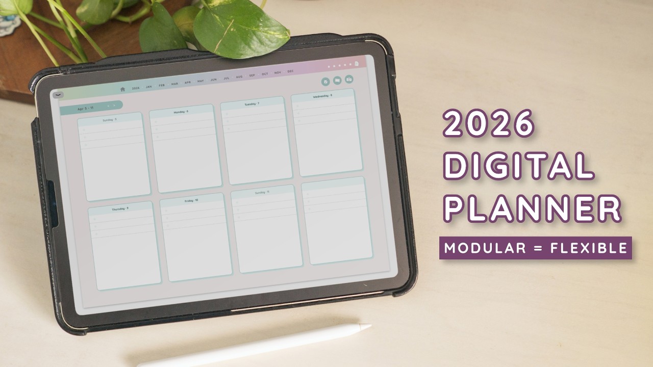 This Planner Adapts To Your Life  | 2026 Digital Planner Walkthrough