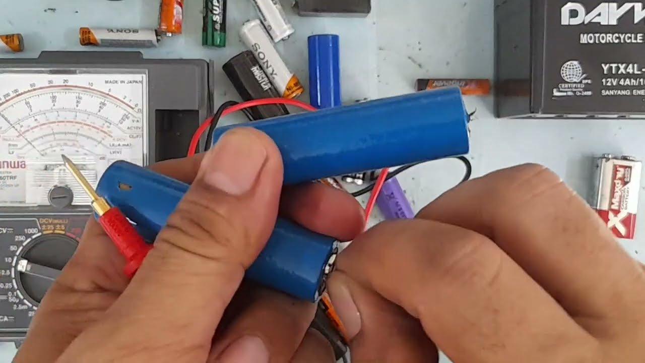 Multimeter Battery Testing using SANWA original Analog Multitester