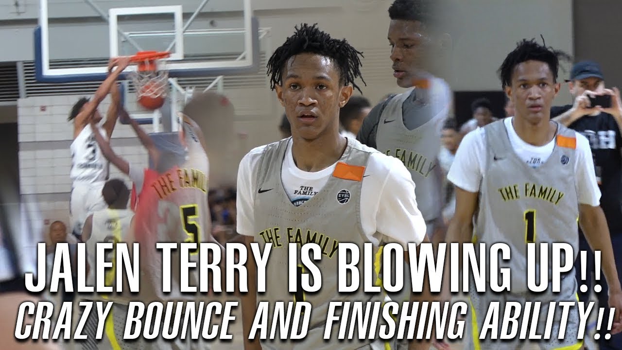 Jalen Terry is BLOWING UP!! Crazy Athletic and Finishing Ability!! 2018 Spring/Summer AAU Highlights