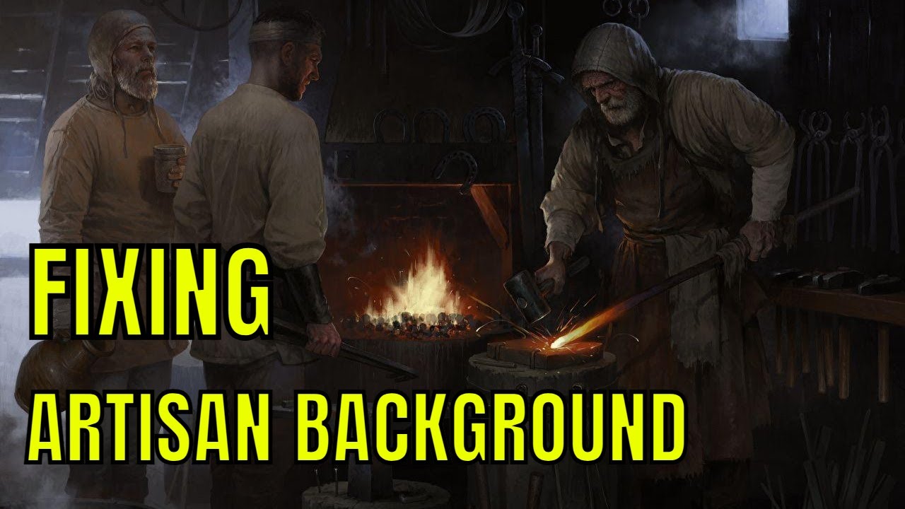 FIXING BACKGROUND ARTISAN, ACOLYTE & CHARLATAN for DUNGEONS & DRAGONS 2024 or 5E 🔴#4k LIVE