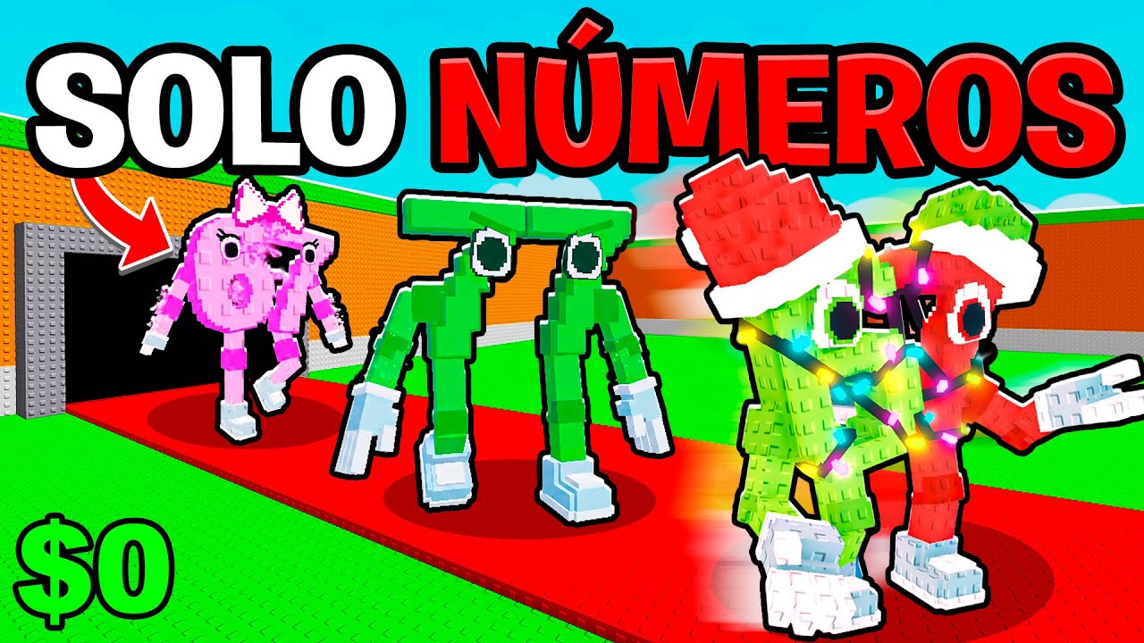 DE $0 a $100 TRILLONES SOLO con BRAINROTS DE NUMEROS