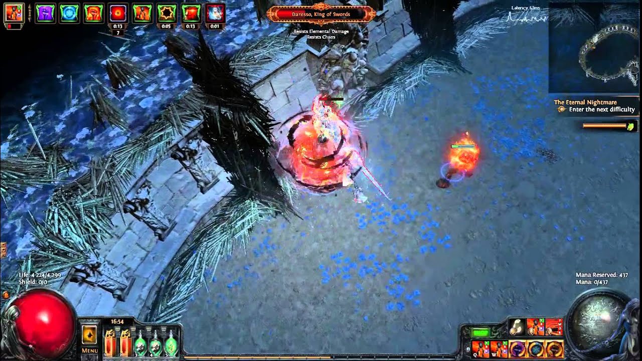 Path of exile - Daresso boss fight