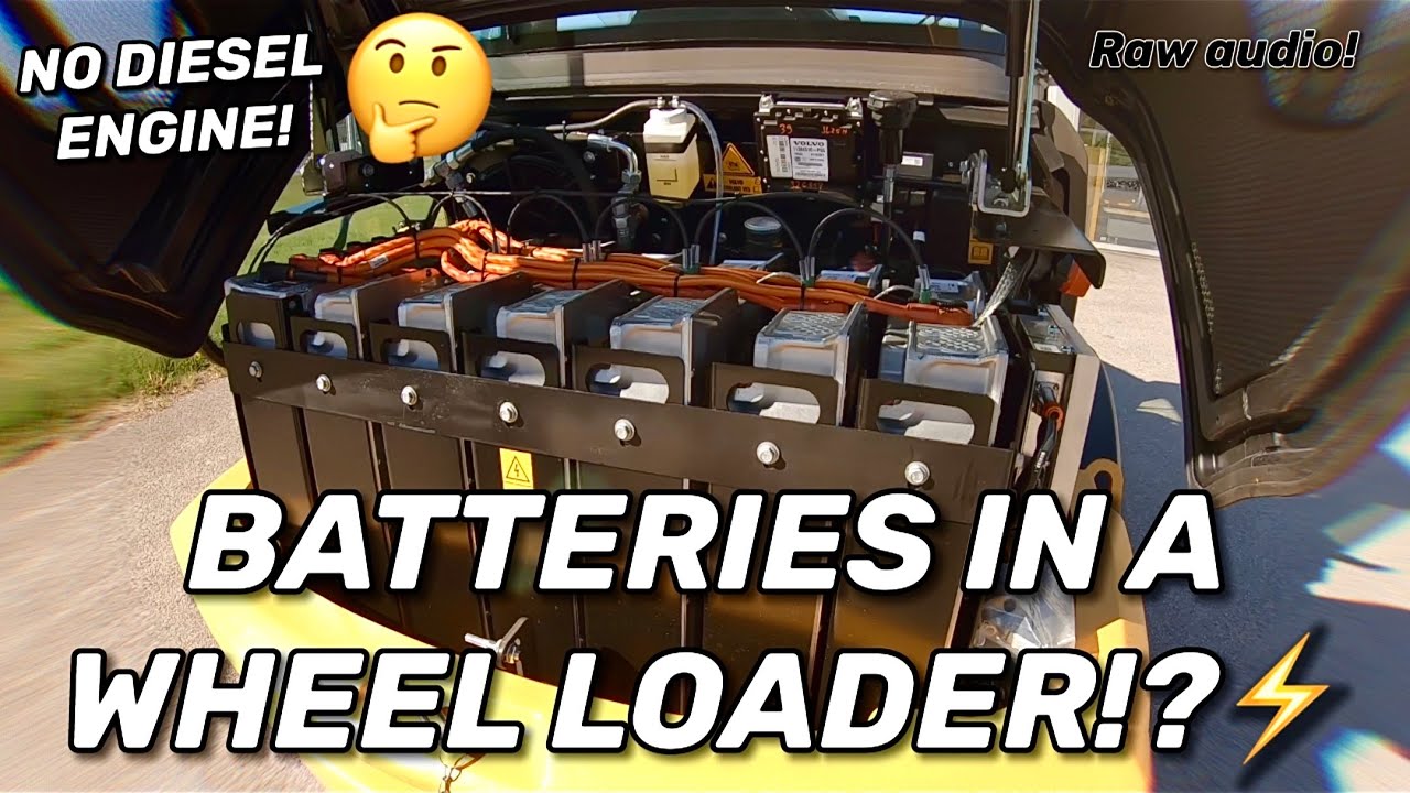 *ALL ELECTRIC WHEEL LOADER* Testing the Volvo L25 Electric ⚡️