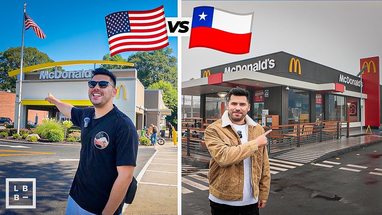 ¿McDONALD'S de CHILE es MEJOR que el ESTADOS UNIDOS?