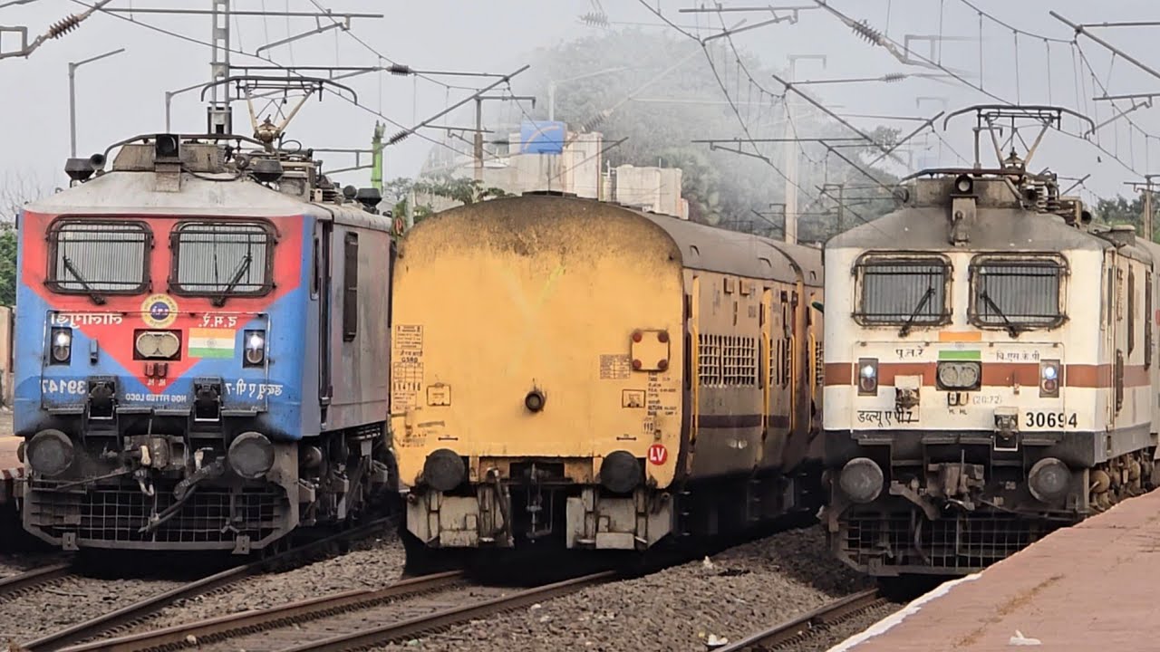  Perfect Crosing in indian Railways|RATNACHAL+Visakha+Godavari+Konark+Prashanthi+SIMHADRI+Memu+Extra