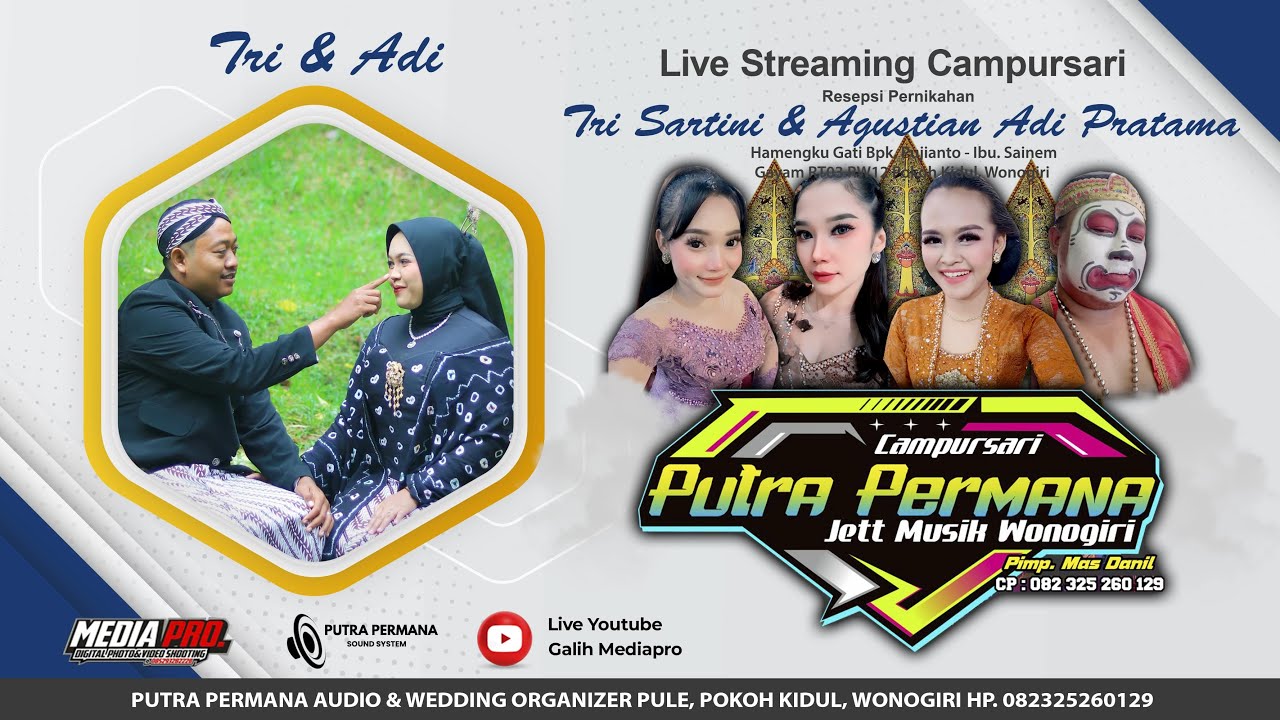 Live CS. PUTRA PERMANA - Pernikahan Tri & Adi - Putra Permana Audio - Gayam 7 Agustus 2025