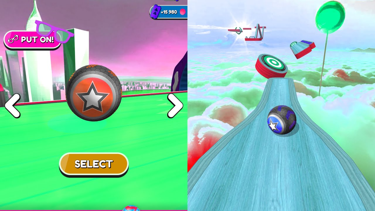 Going Balls Speedrun Challenge Vs Reverse Balls Speedrun Walkthrough Gameplay