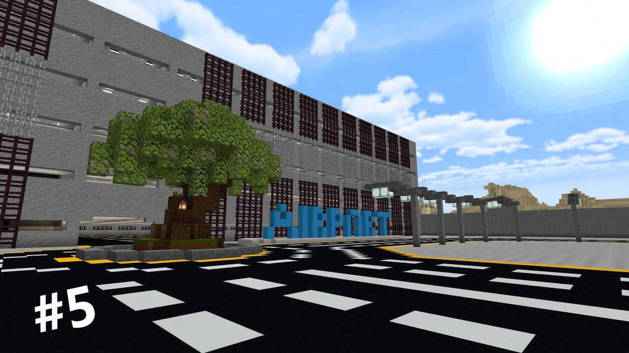 Minecraft city EP.5/ The Airport (part 1,the parking lots)