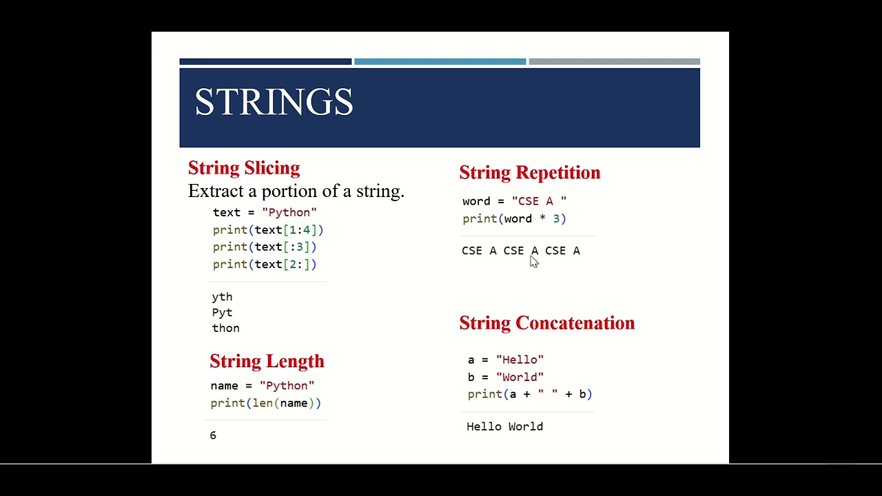 Strings in Python