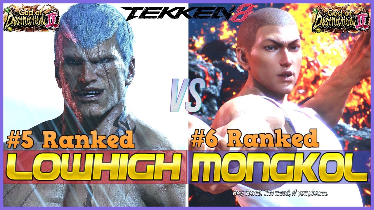T8 ▰ LOWHIGH (#5 Ranked Bryan) Vs MONGKOL (#6 Ranked Lee) ▰ Tekken 8 High Level Gameplay