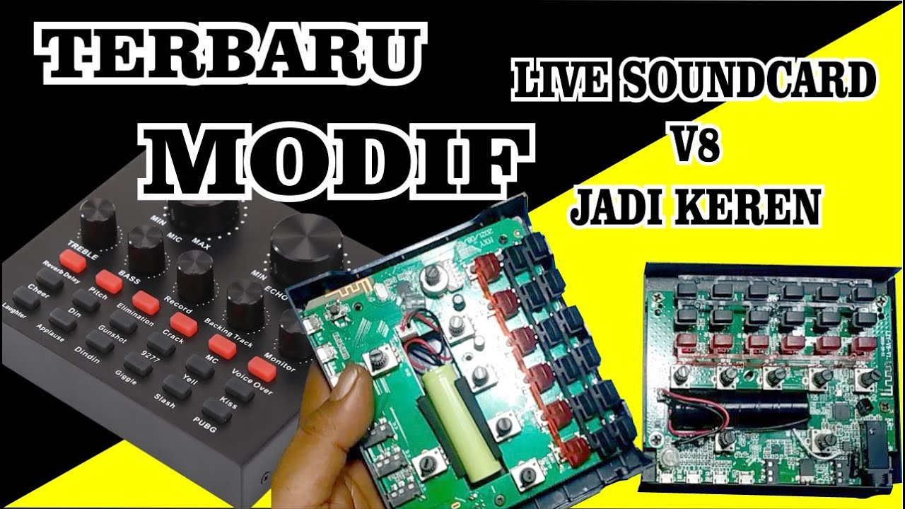 TERBARU ! MOD LIVE SOUNDCARD Modif Live Soundcard V8 jadi lebih keren dan enak