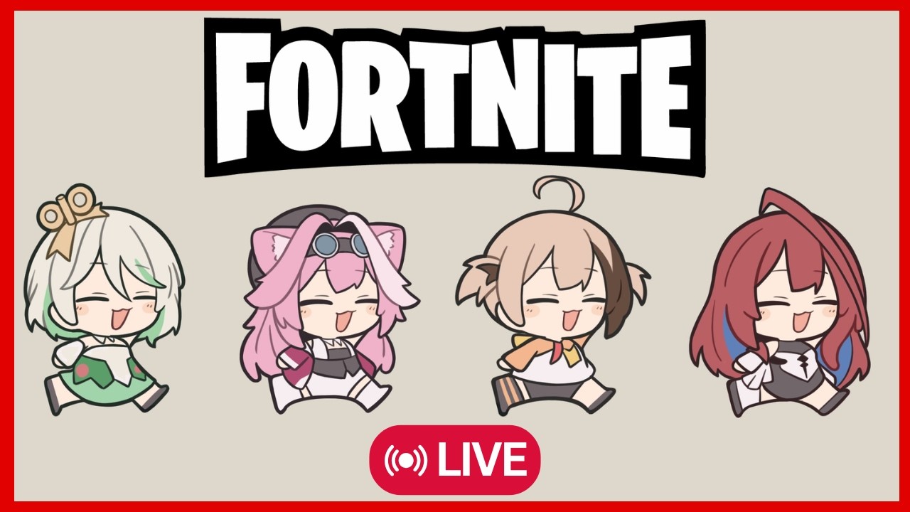 【FORTNITE】JUSTICE drops from ABOVE ... below ~! 💄👧🍵🐱