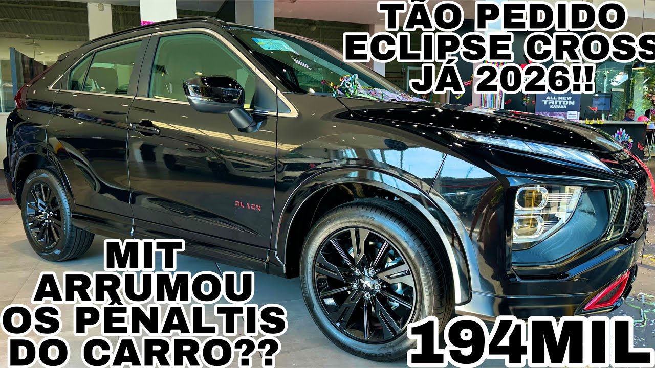 LANÇAMENTO MITSUBISHI ECLIPSE CROSS HPE BLACK JÁ 2026 EM DETALHES | CONFIRA TUDO OQUE MUDOU!!!
