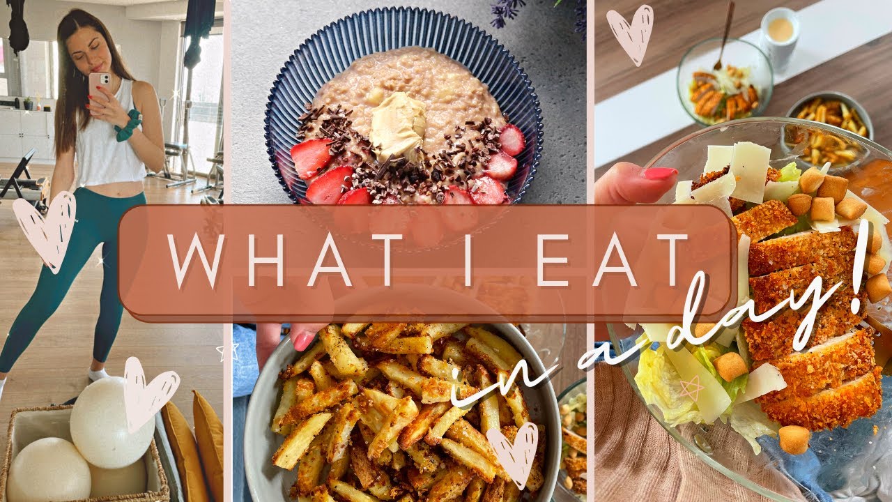 ΤΙ ΤΡΩΩ ΣΕ ΜΙΑ ΜΕΡΑ *eating intuitively* + ΜΙΝΙ GROCERY HAUL 🍇🍟