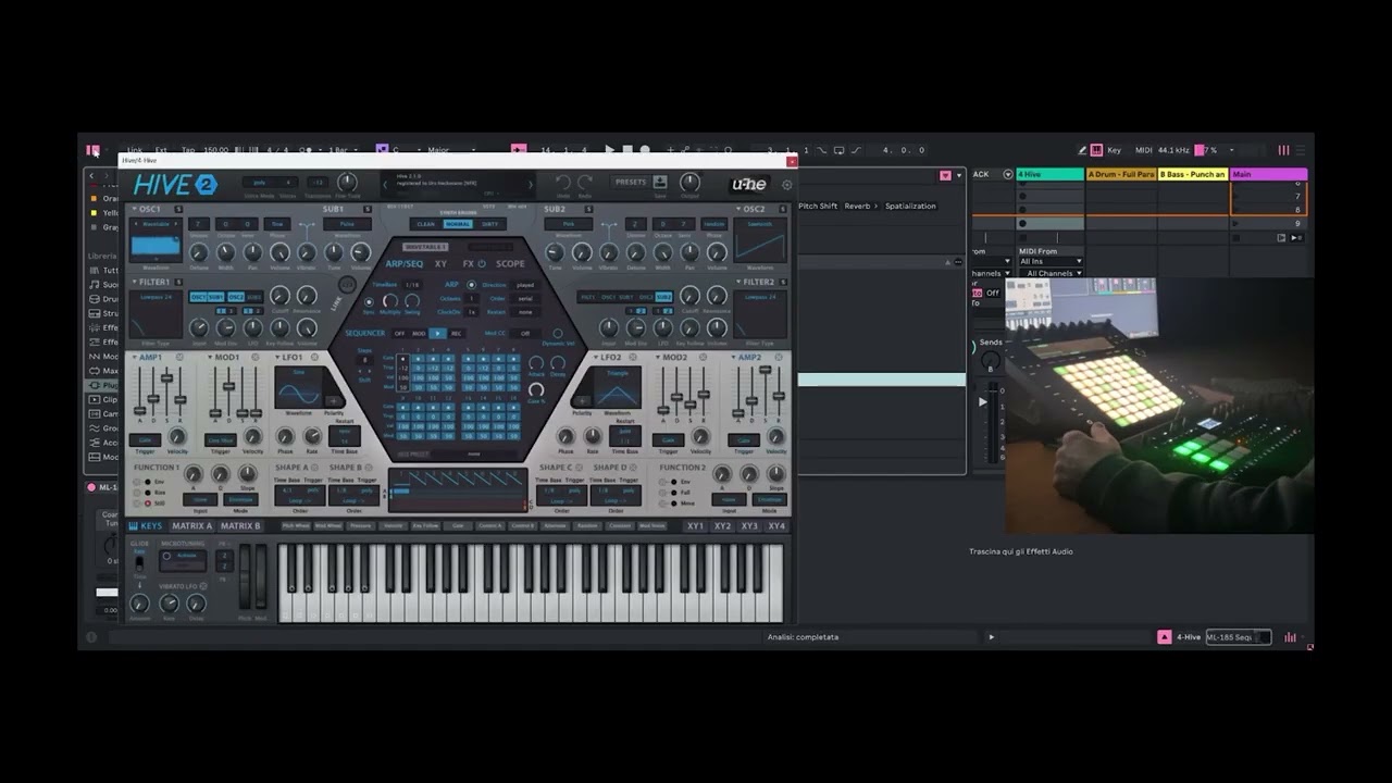 How I build my live set ABLETON & ANALOG RYTHM