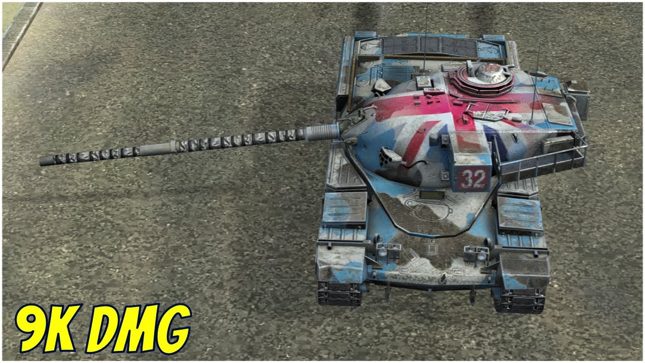Chieftain MK.6 - 9k DMG 5 KILLS ● WoT Blitz