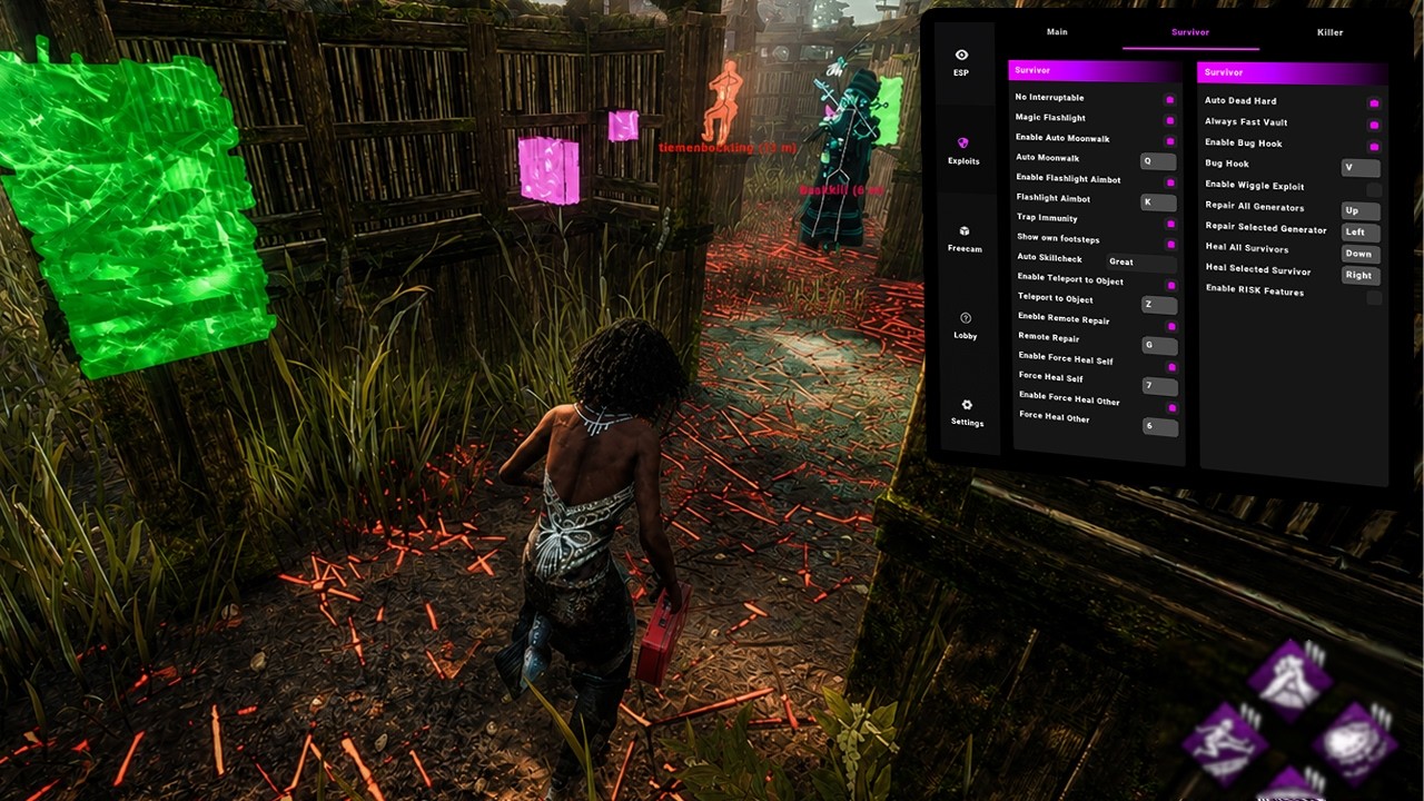 Destroying P100 The Nurse With Best DBD Cheat - Dead By Daylight