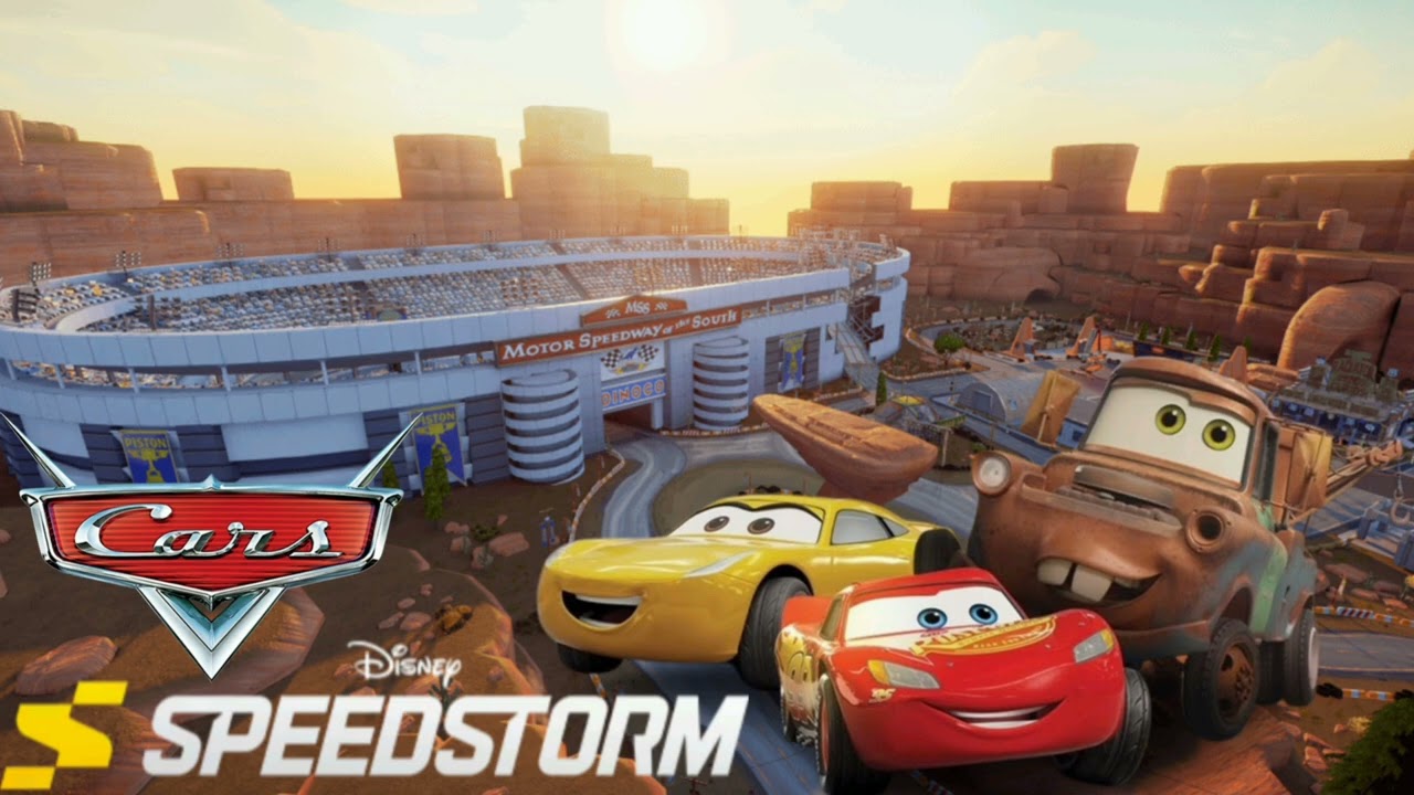 Disney Speedstorm x Cars: Real Gone Remix.